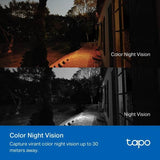 Tapo outdoor pan tilt security camera (British brand)