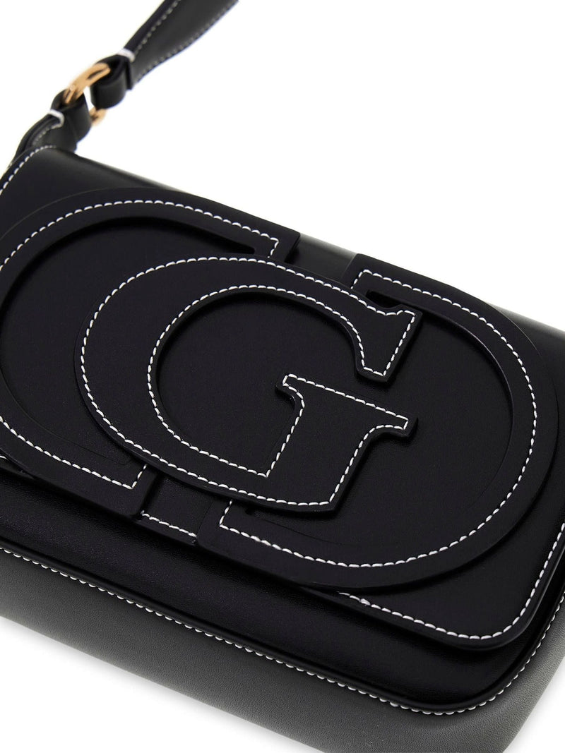 Guess Black Ruby Flap Shoulder Bag, UK version