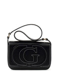 Guess Black Ruby Flap Shoulder Bag, UK version