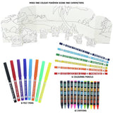 Pokémon activity colouring set 142 piece - British product