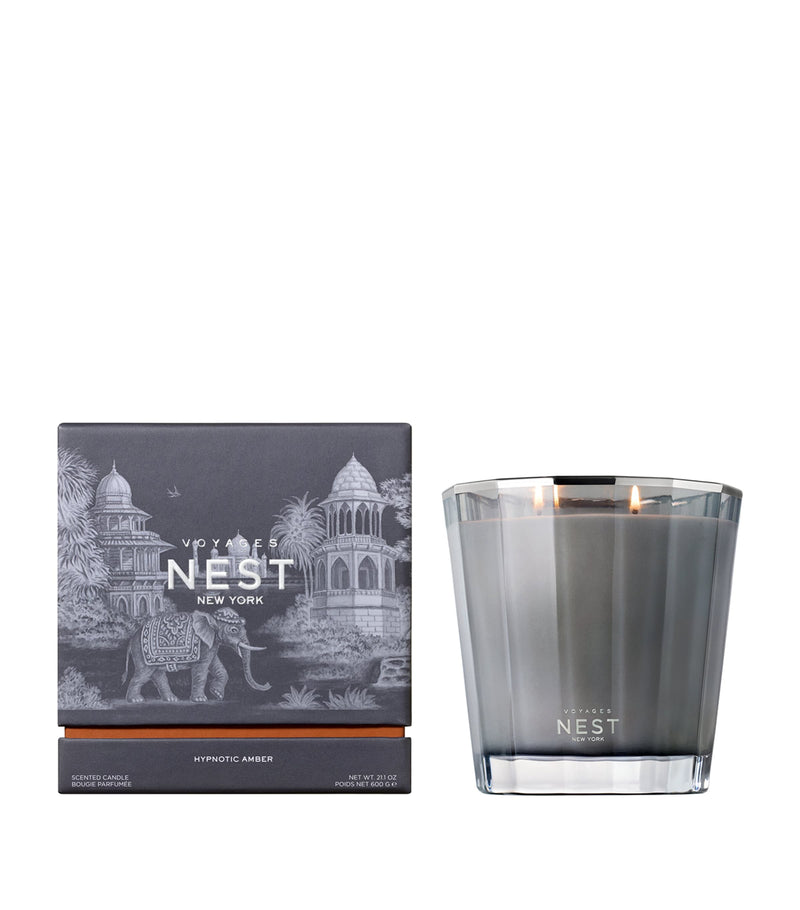 NEST New York Hypnotic Amber 2-wick candle 600g, imported from the UK