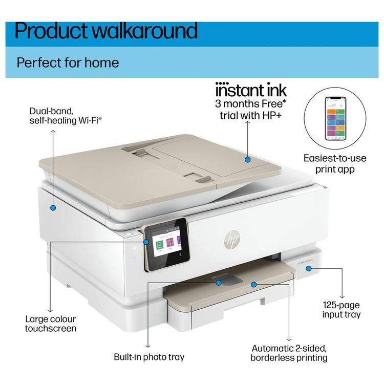 HP Envy Inspire 7920e printer, imported from the UK