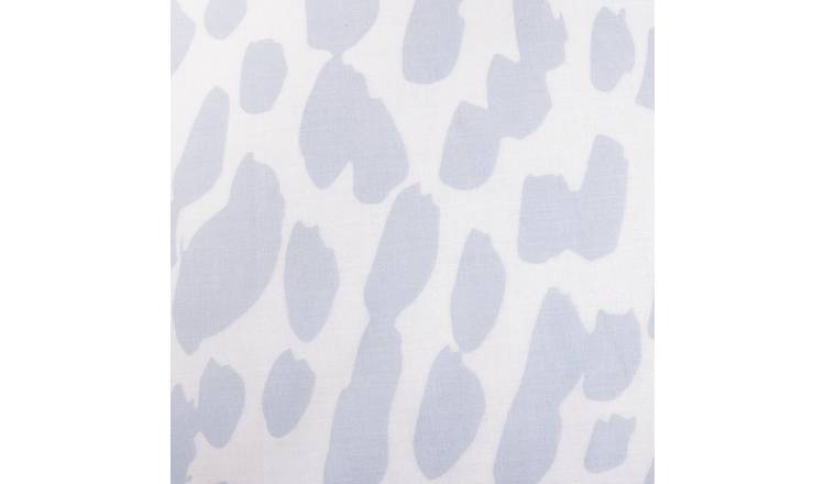 Habitat Brush Strokes Print Bedding Set in eggshell blue, imported from the UK