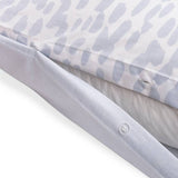 Habitat Brush Strokes Print Bedding Set in eggshell blue, imported from the UK