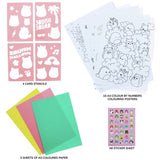Squishmallows large art colouring set 135 pieces (British brand)