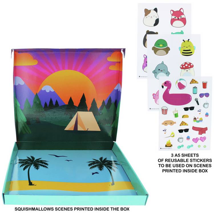 Squishmallows large art colouring set 135 pieces (British brand)