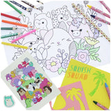 Squishmallows large art colouring set 135 pieces (British brand)