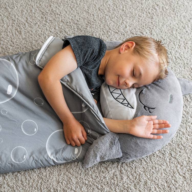 Happy Nappers shark large sleeping bag 280 GSM (British brand)