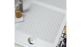Argos Argos Home Rubber Shower Bath Mat - White 54x54cm- Buy online at McGrocer