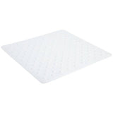 Argos Home rubber shower mat white 54x54cm, imported from the UK