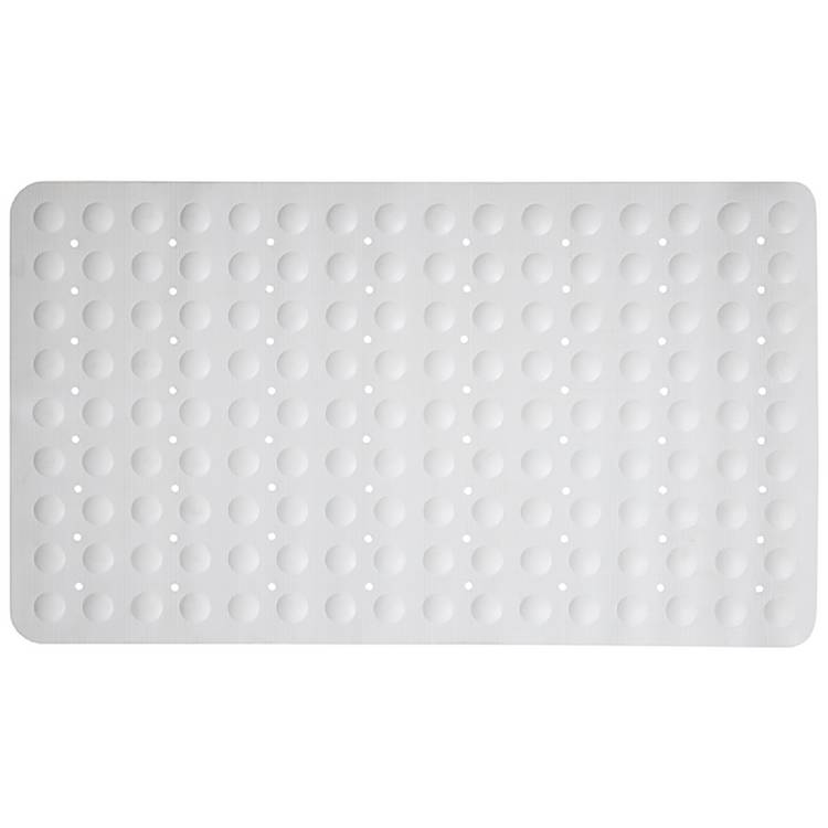 Argos Home rubber bath mat white 70x40cm, imported from the UK