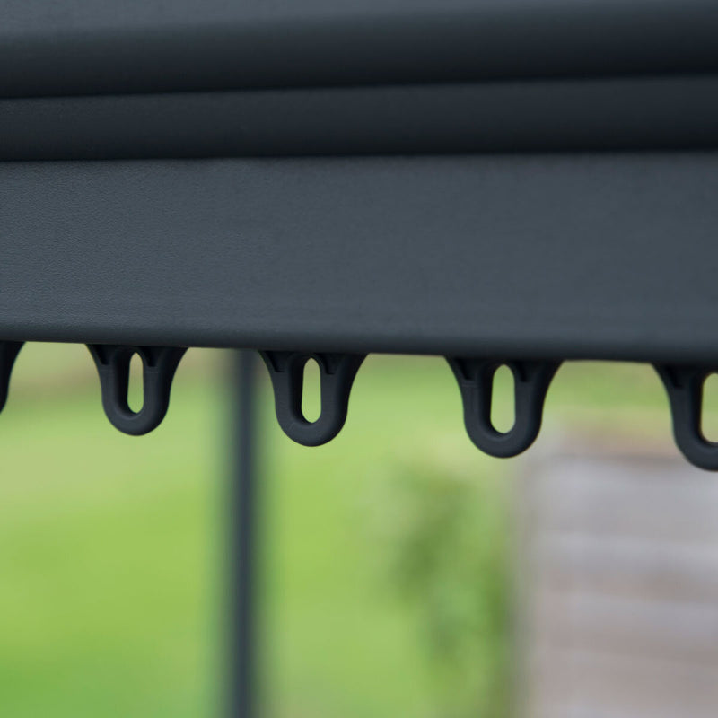 Palram Canopia hardtop aluminium and polycarbonate gazebo 3.6 x 3.6m, imported from the UK