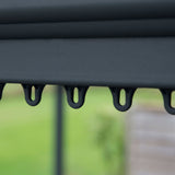 Palram Canopia hardtop aluminium and polycarbonate gazebo 3.6 x 3.6m, imported from the UK