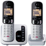 Panasonic twin cordless phone with answer machine (British brand)