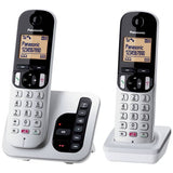 Panasonic twin cordless phone with answer machine (British brand)