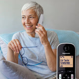 Panasonic twin cordless phone with answer machine (British brand)