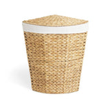 Habitat corner water hyacinth laundry basket 40L, imported from the UK