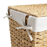 Habitat corner water hyacinth laundry basket 40L, imported from the UK