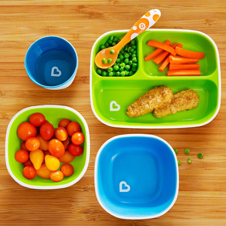 Munchkin kids dinnerware set 9 piece - British product