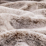 Habitat faux fur throw brown 125x150cm, UK version