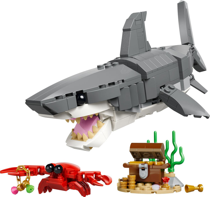 LEGO building toy set Fierce Shark 3in1 379 pieces, imported from the UK