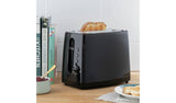 Cookworks black toaster with wide slots, UK version