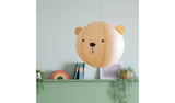 Argos Argos Home Kids Cream Paper Bear Easy Fit Lampshade - 40cm- Buy online at McGrocer