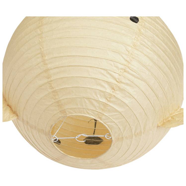 Argos Home cream paper bear lampshade 40cm, UK version