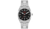 Argos HUGO Men's Silver Stainless Steel Watch Black Dial 42mm- Buy online at McGrocer