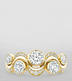 Boodles Over the Moon diamond ring in yellow gold (British brand)