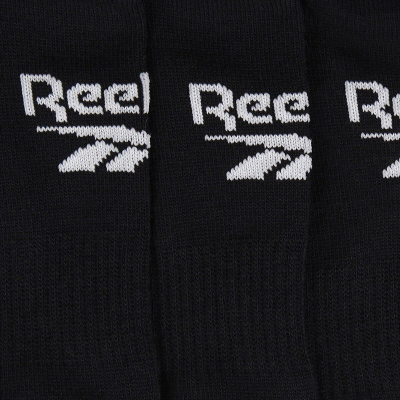Reebok no show socks 6 pack in black, white, grey (British brand)