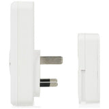 Byron plug-in doorbell white 100m range, UK version