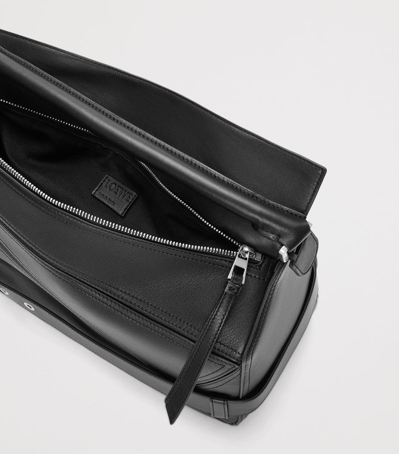 LOEWE Puzzle Biker top-handle leather bag - British product