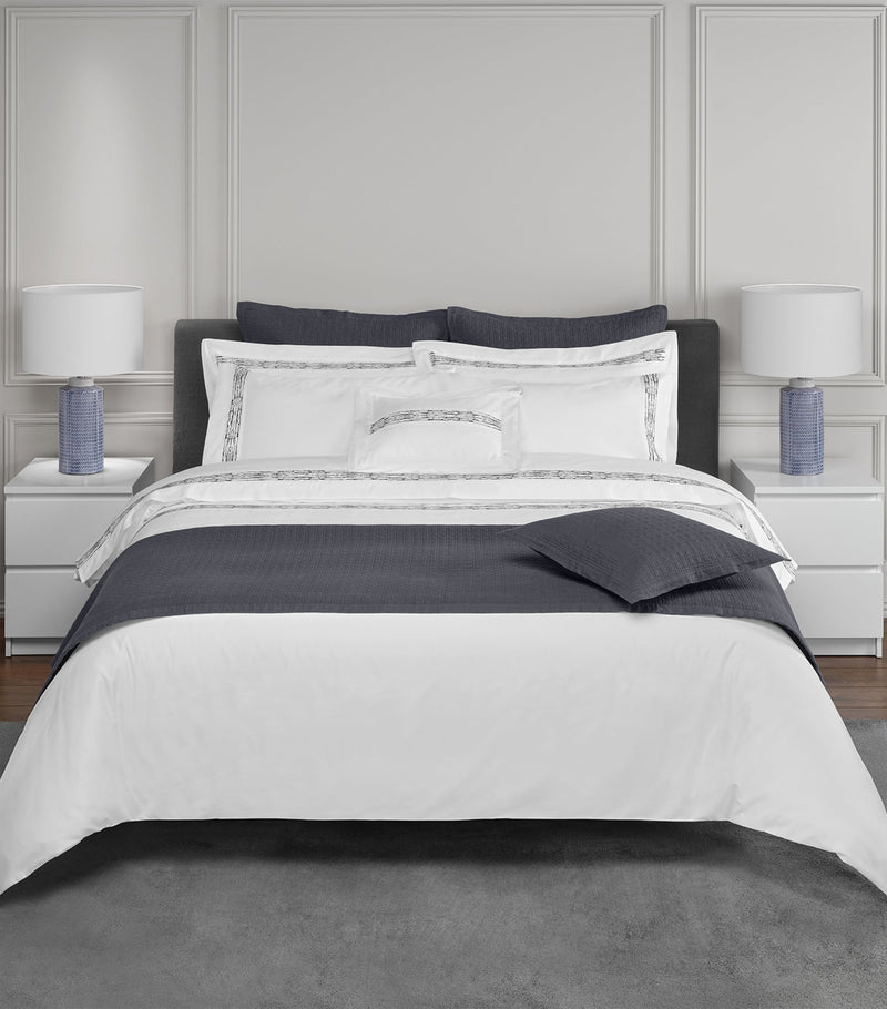 Amalia Egyptian Cotton Alentejo pillowcase pair 50cm x 75cm - British product