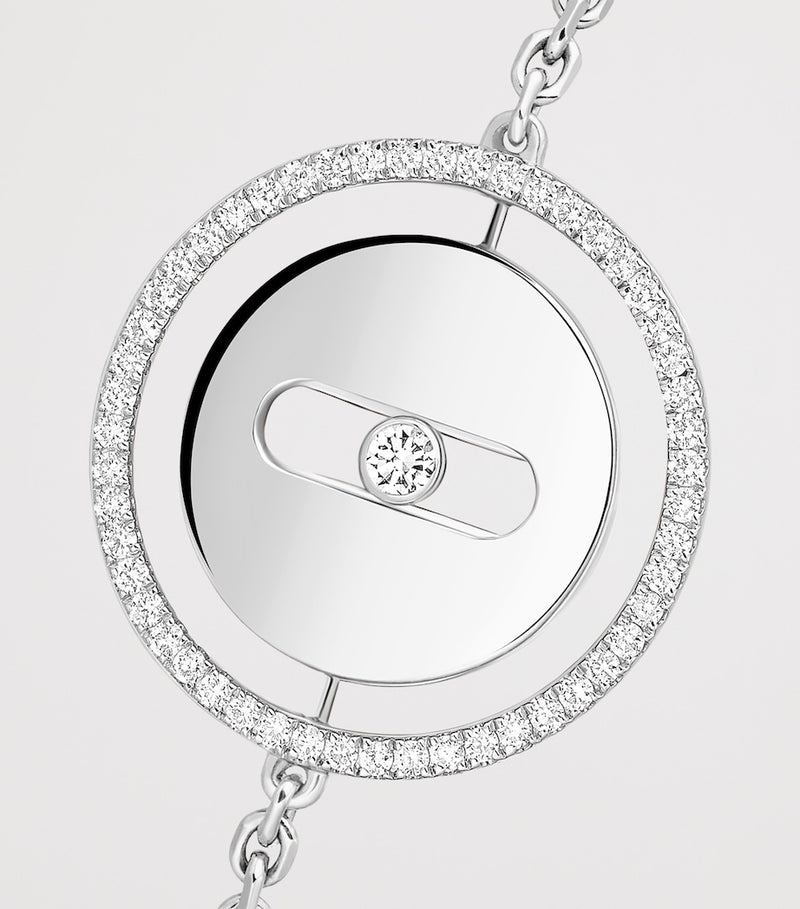 Messika Lucky Move white gold diamond bracelet 0.17ct, UK version