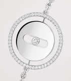 Messika Lucky Move white gold diamond bracelet 0.17ct, UK version