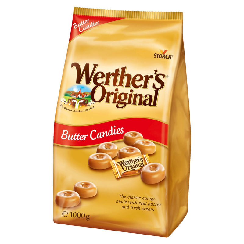 Werther's Original caramel hard candies 1kg (British brand)