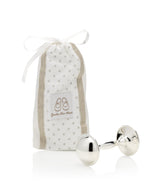 Harrods English Trousseau Kids Rattle in Cotton Bag Beige Baby Rattle- Buy online at McGrocer