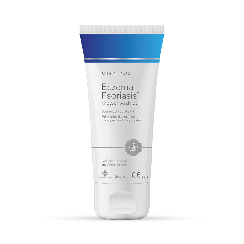 Miaderma Eczema & Psoriasis Shower Gel, imported from the UK