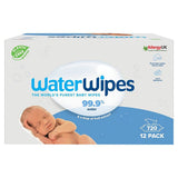Costco UK Waterwipes Biodegradable Baby Wipes, 12 x 60 Wipes- Buy online at McGrocer