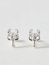 Next Oliver Bonas Silver Tone Larry Lobster Stud Earrings- Buy online at McGrocer