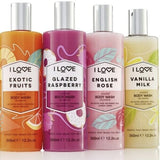 I Love Raspberry Scented Body Wash 350ml, UK version