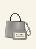 Cartier medium leather top-handle bag with panther motif (British brand)