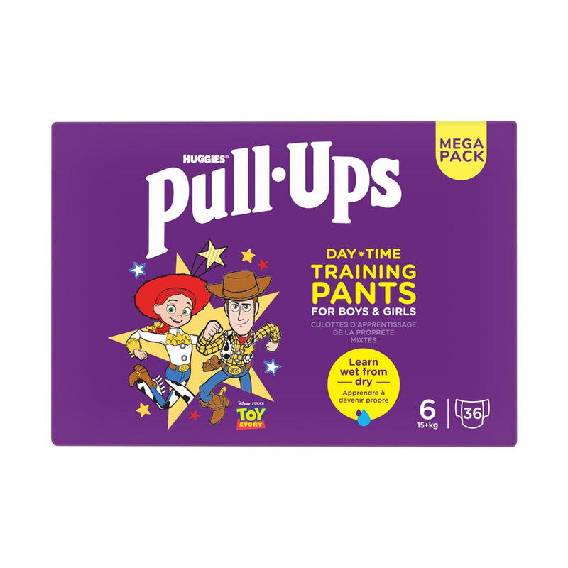 Huggies Pull Ups size 6 training pants 36 pack - British product