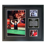Allstarsignings Dennis Taylor signed framed snooker photo, imported from the UK