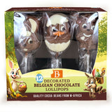 Costco UK Belfine Belgian Chocolate Lollipops Easter Vanilla 12 x 35g- Buy online at McGrocer