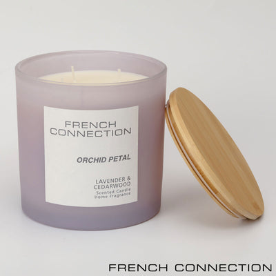 Costco UK French Connection Pastel Orchid Petal Scented Candle 1.5kg- Buy online at McGrocer