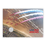 Royal Mail Red Arrows 50p coin cover (British brand)