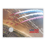 Royal Mail Red Arrows 50p coin cover (British brand)