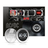 Royal Mail AC/DC Back in Black stamps and medal cover, UK version